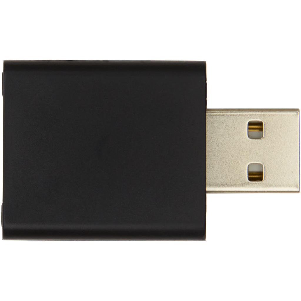 Блокіратор даних USB Incognito, колір суцільний чорний - 12417890- Фото №5
