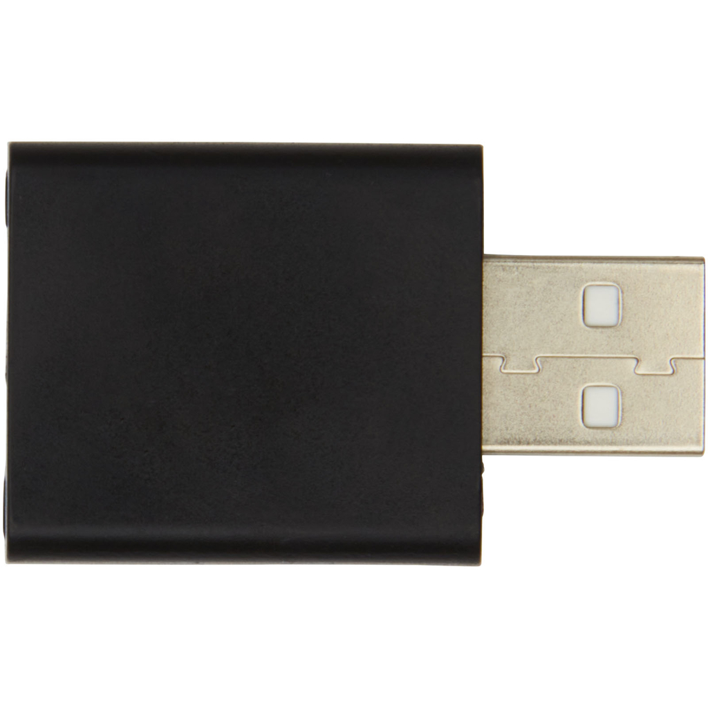 Блокіратор даних USB Incognito, колір суцільний чорний - 12417890- Фото №6
