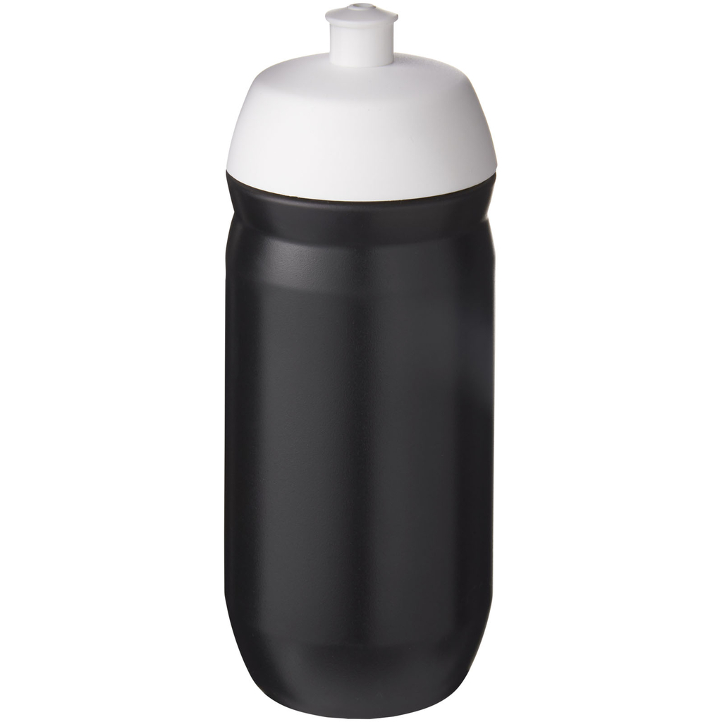 Бутылка спортивная HydroFlex, цвет белый, сплошной черный - 21044192- Фото №1