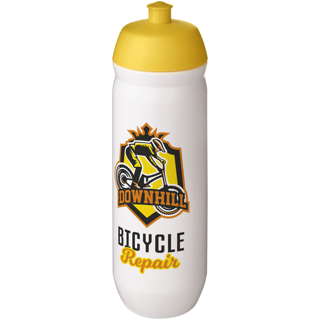 Бутылка спортивная HydroFlex, цвет желтый, белый - 21044311- Фото №2
