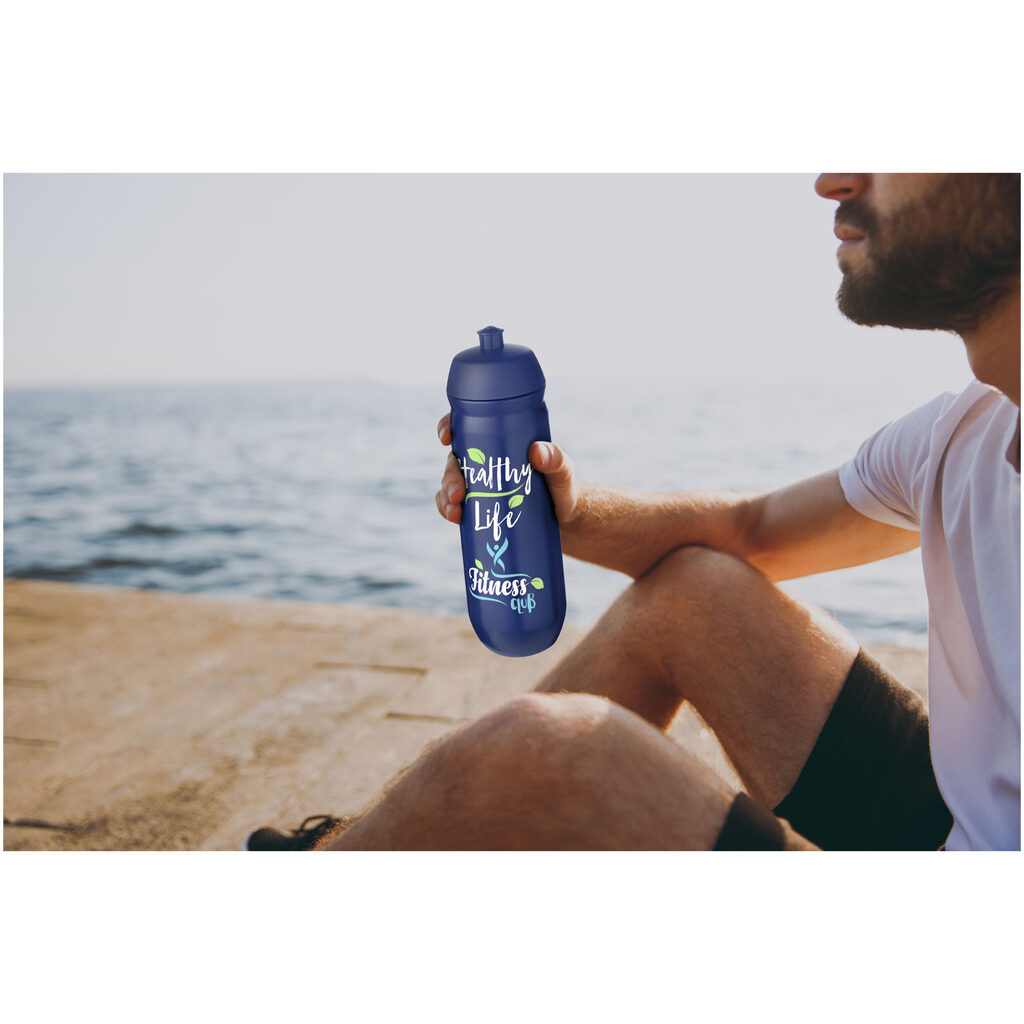 Пляшка спортивна HydroFlex суцільний чорний, білий - 21044390- Фото №5
