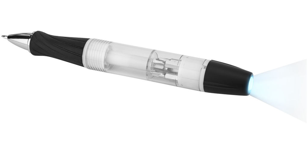Інструмент King 7-ми функціональний з ручкою і ліхтариком, колір білий