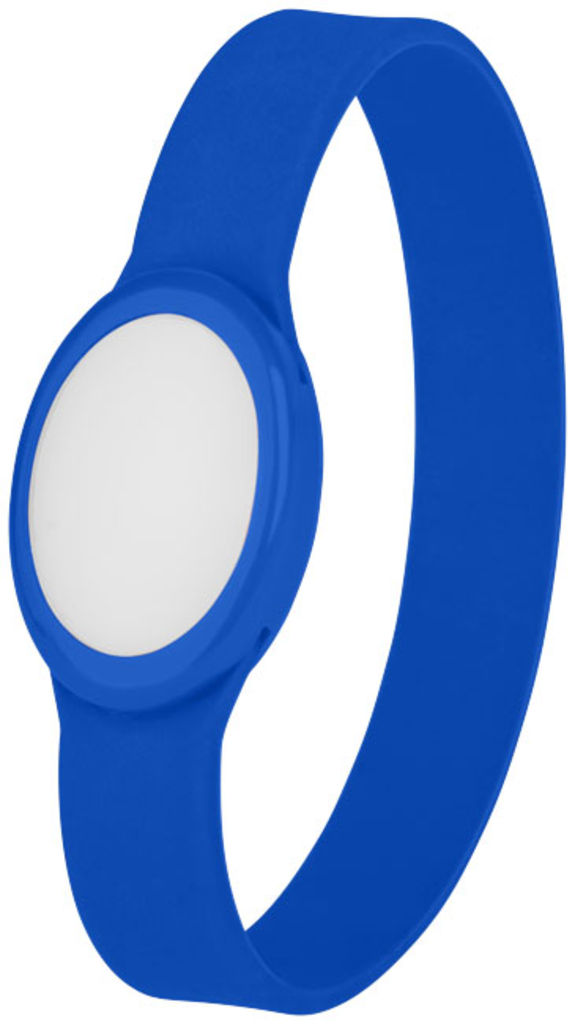 Силиконовый браслет с многоцветным фонариком, цвет ярко-синий