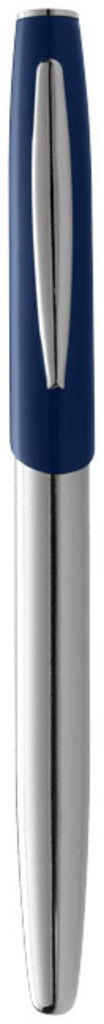 Ручка-роллер Geneva, цвет серебряный, синий