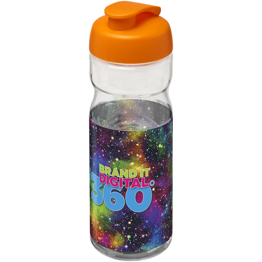 Бутылка спортивная H2O Active Base Tritan, цвет прозрачный, оранжевый - 21043610- Фото №2