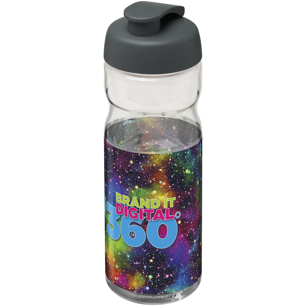 Бутылка спортивная H2O Active Base Tritan, цвет прозрачный, серый - 21043617- Фото №2