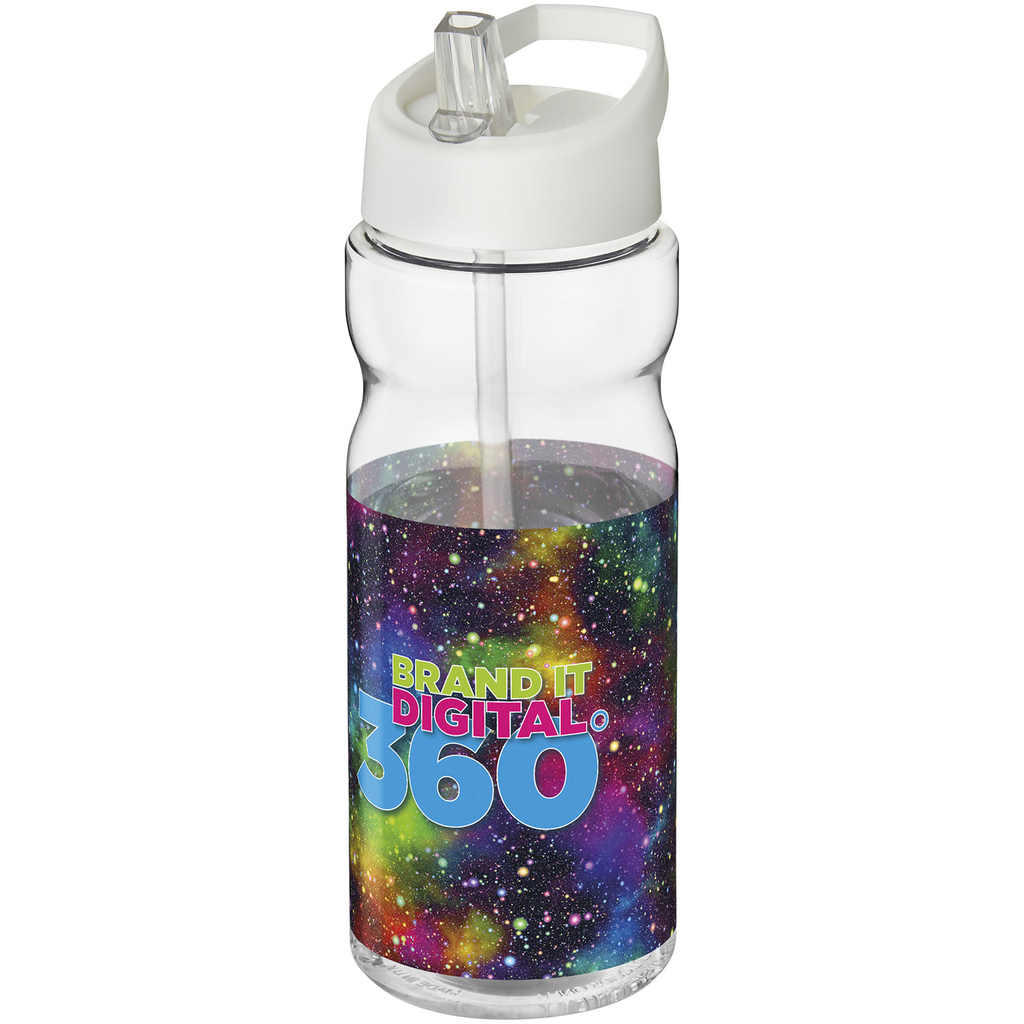 Бутылка спортивная H2O Active Base Tritan, цвет прозрачный, белый - 21043707- Фото №2