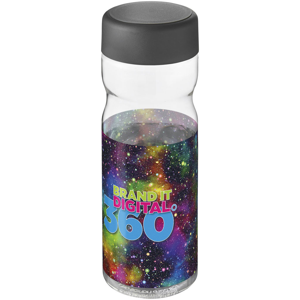 Бутылка спортивная H2O Active Base Tritan, цвет прозрачный, серый - 21043811- Фото №2