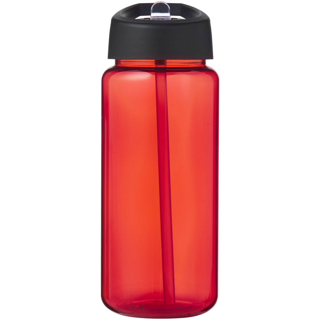 Бутылка спортивная H2O Active Octave Tritan, цвет красный, сплошной черный - 21044603- Фото №3