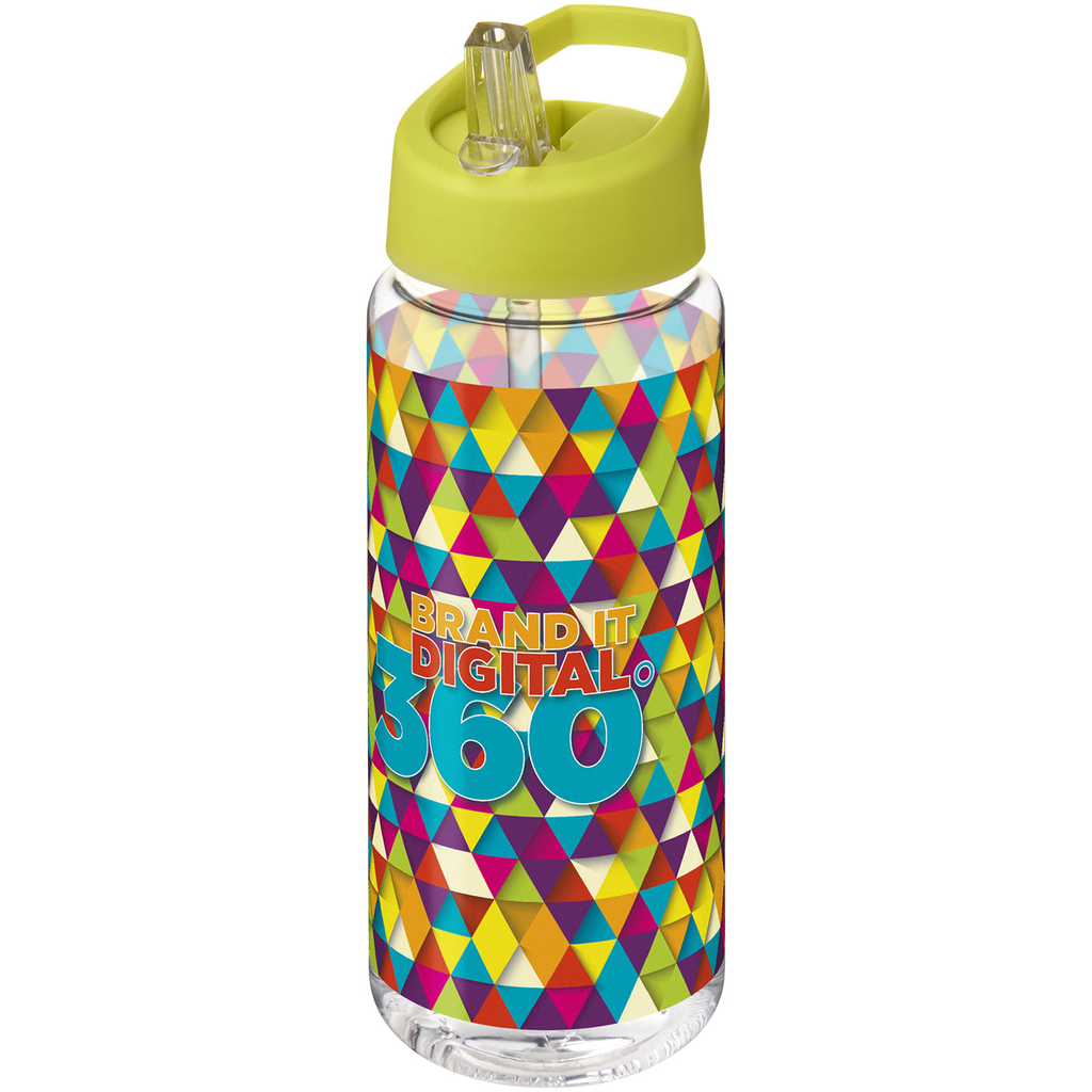 Бутылка спортивная H2O Active Base Tritan, цвет прозрачный, лайм - 21044612- Фото №2