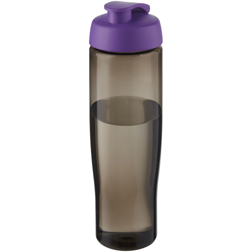 Спортивная бутылка H2O Active® Eco Tempo объемом 700 мл с откидывающейся крышкой, цвет пурпурный, темно-серый - 21044837- Фото №1
