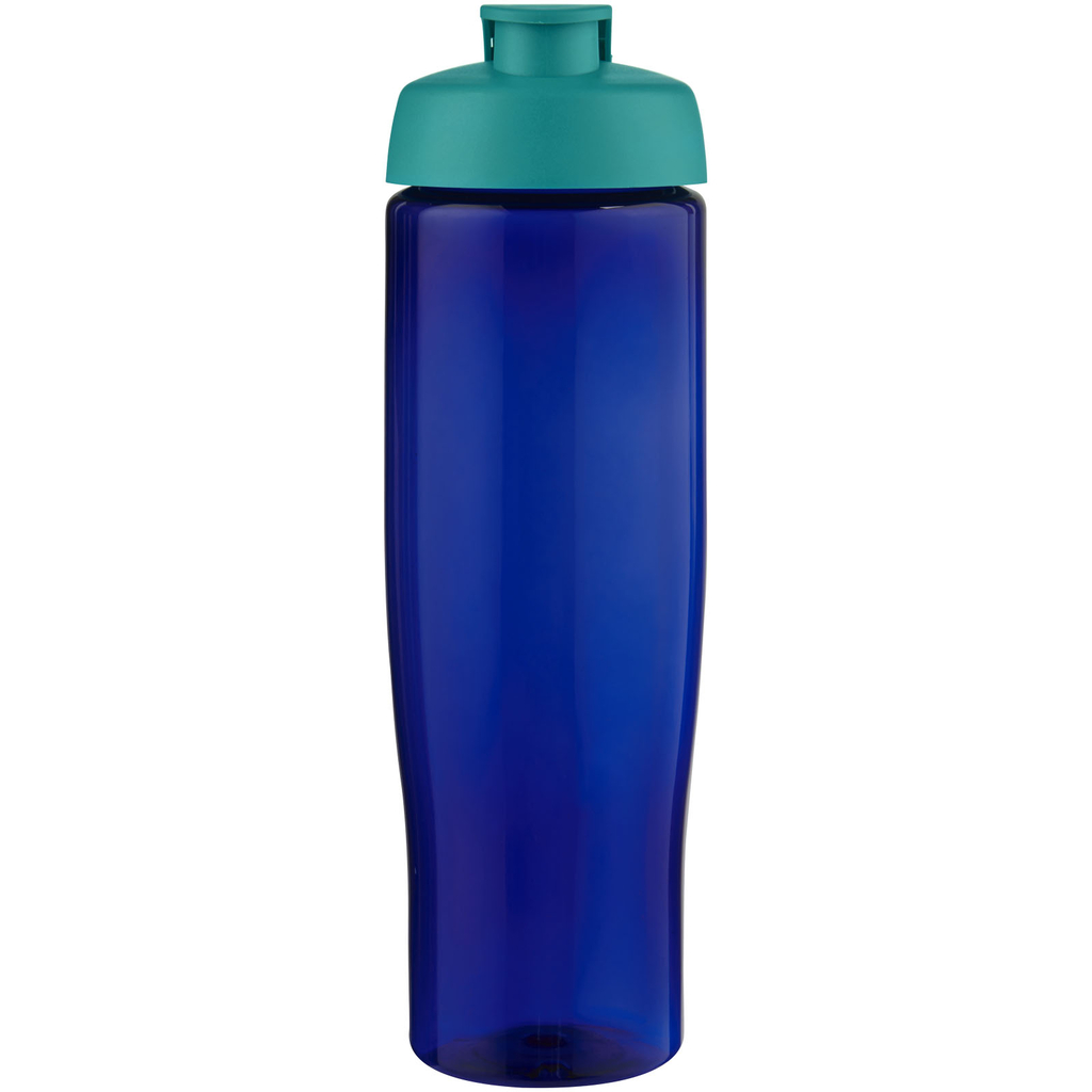 Спортивная бутылка H2O Active® Eco Tempo объемом 700 мл с откидывающейся крышкой, цвет аква, cиний - 21044851- Фото №3
