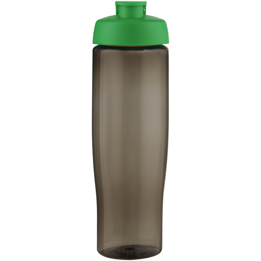 Спортивная бутылка H2O Active® Eco Tempo объемом 700 мл с откидывающейся крышкой, цвет зеленый, темно-серый - 21044861- Фото №3