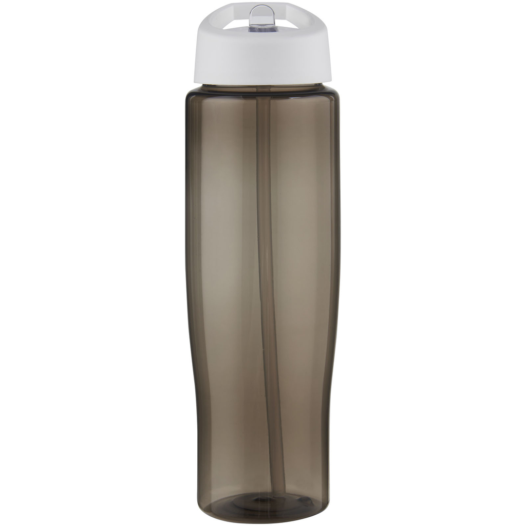 Спортивна пляшка H2O Active® Eco Tempo об'ємом 700 мл з кришкою-носиком, колір білий, темно-сірий - 21044901- Фото №3