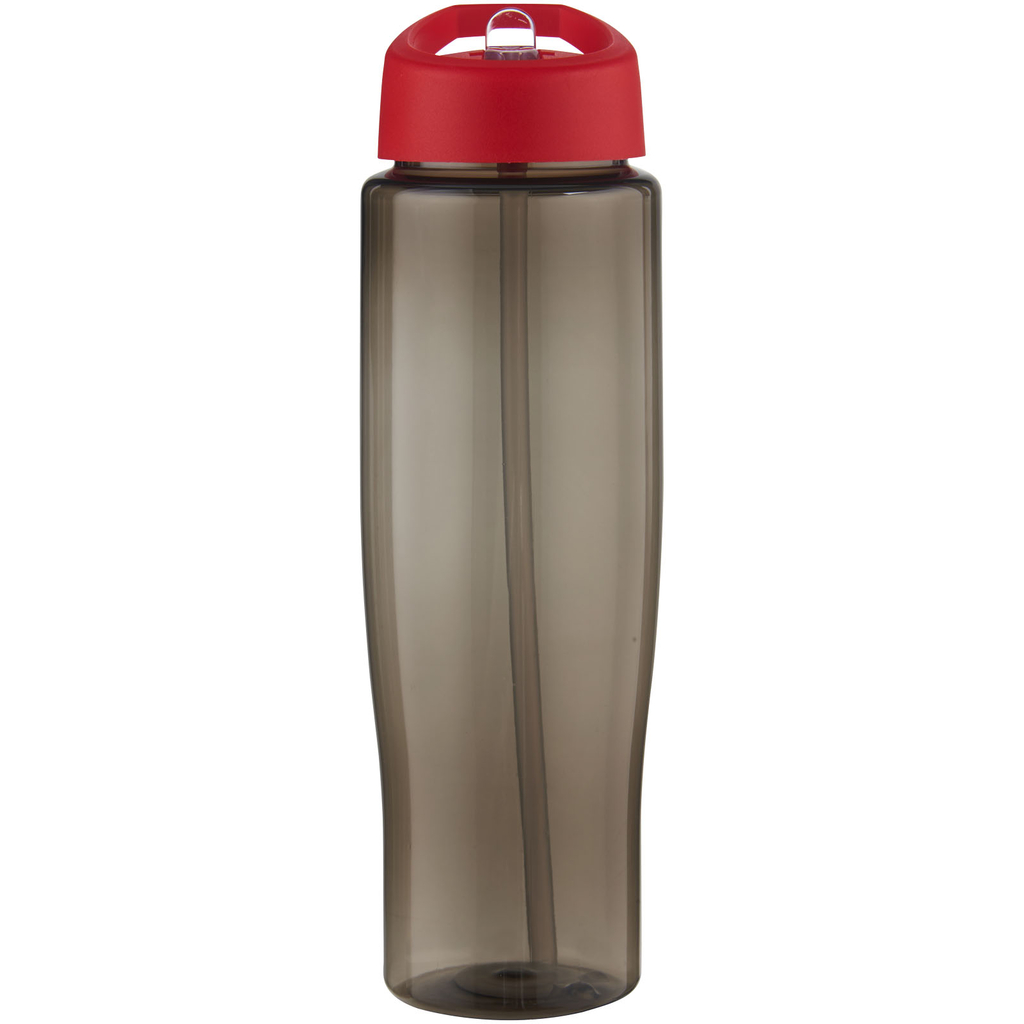 Спортивна пляшка H2O Active® Eco Tempo об'ємом 700 мл з кришкою-носиком, колір червоний, темно-сірий - 21044921- Фото №3