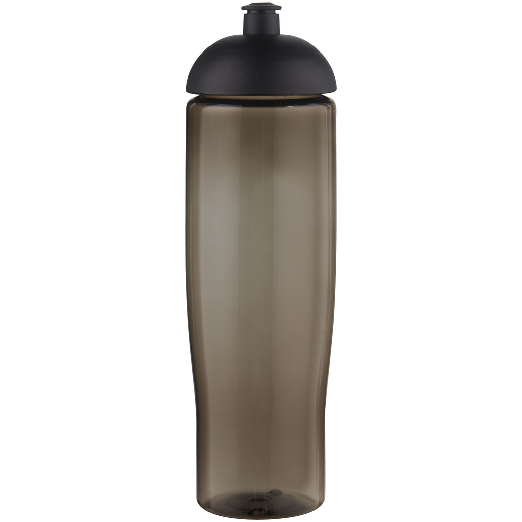 Спортивная бутылка H2O Active® Eco Tempo объемом 700 мл с куполообразной крышкой, цвет сплошной черный, темно-серый - 21045190- Фото №3