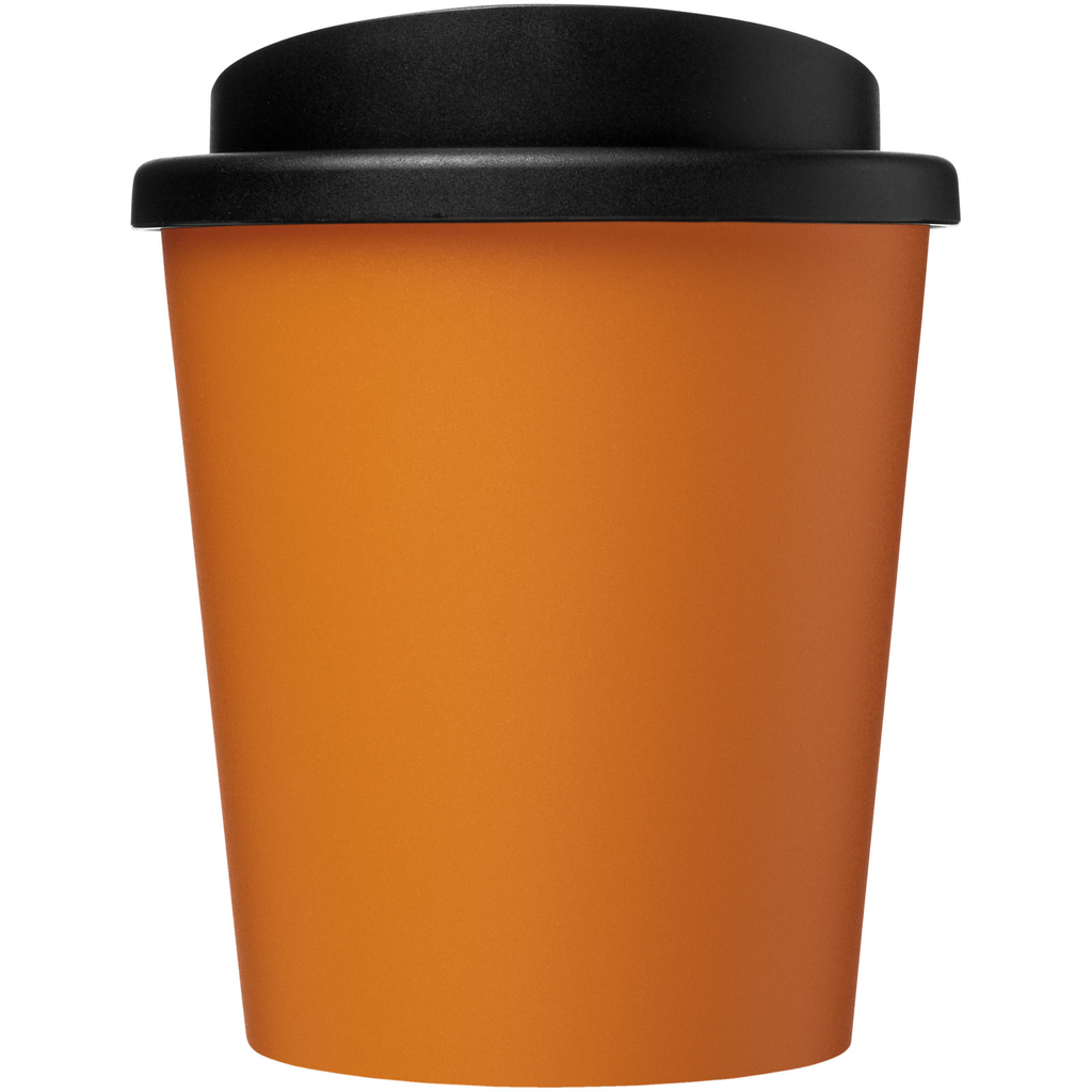 Americano® Espresso Термосткан із переробленого матеріалу об'ємом 250 мл, колір помаранчевий, суцільно чорний - 21045231- Фото №3