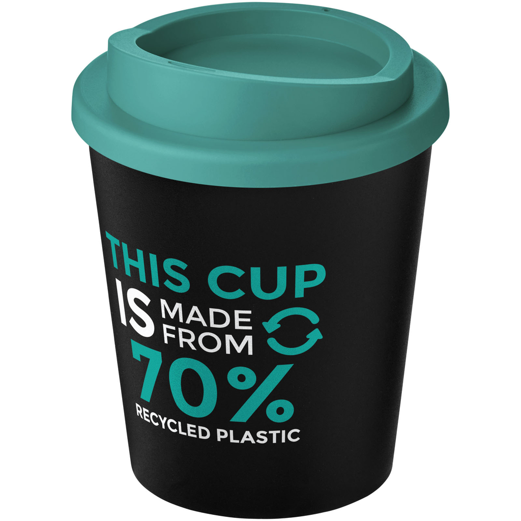 Кружка Americano Espresso Eco, колір суцільний чорний, морський хвильовий колір - 21045408- Фото №2