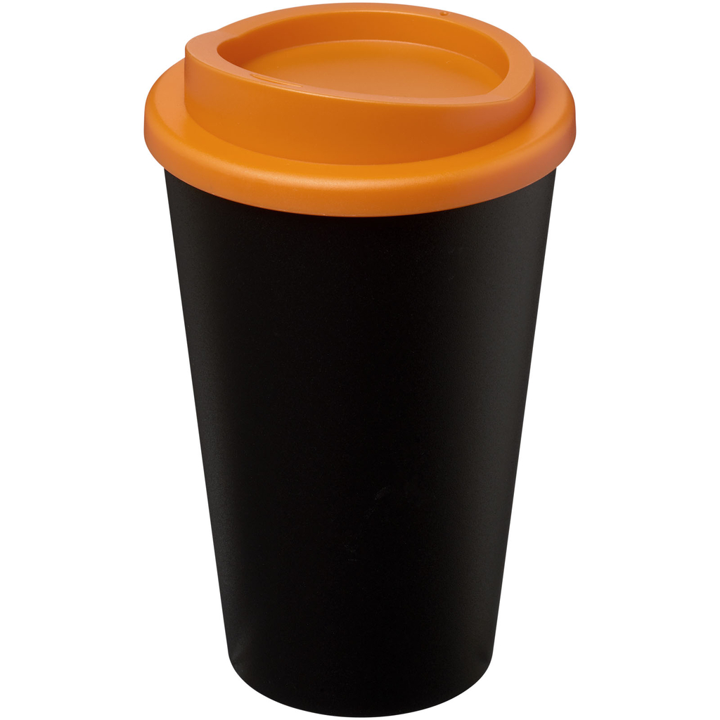 Americano® Термокружка объемом 350 мл, цвет оранжевый, сплошной черный - 22000196- Фото №1 Americano® Термокружка объемом 350 мл, цвет оранжевый, сплошной черный - 22000196- Фото №1