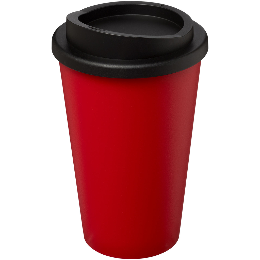 Americano® Термокружка об'ємом 350 мл, колір суцільний чорни, червоний - 22000197- Фото №1