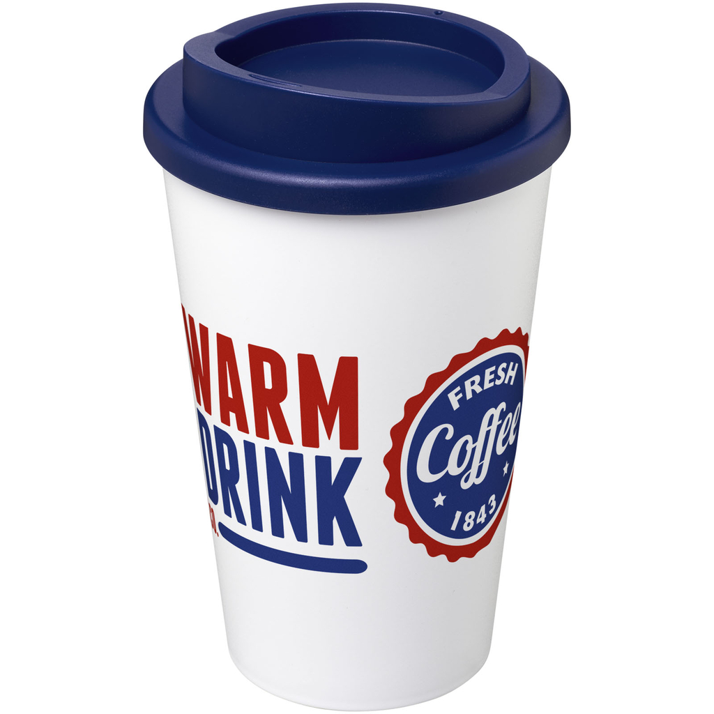 Americano® Термокружка об'ємом 350 мл, колір синій, білий - 22000198- Фото №2