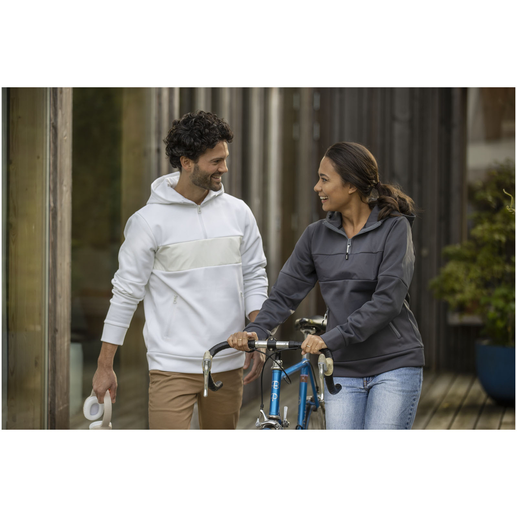 Женский свитер анорак Sayan на молнии на половину длины с капюшоном, цвет темно-синий  размер XXL - 39473555- Фото №7 Женский свитер анорак Sayan на молнии на половину длины с капюшоном, цвет темно-синий  размер XXL - 39473555- Фото №7