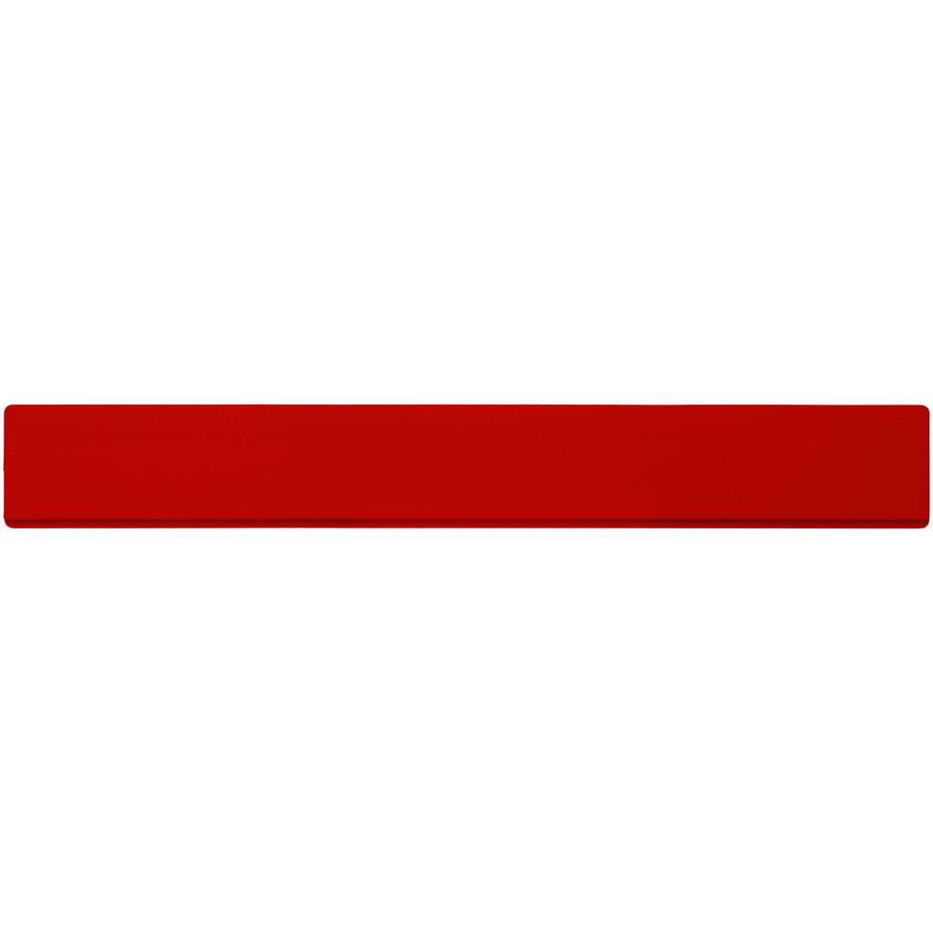 Линейка Refari из переработанного пластика длиной 30 см, цвет красный - 21046821- Фото №4