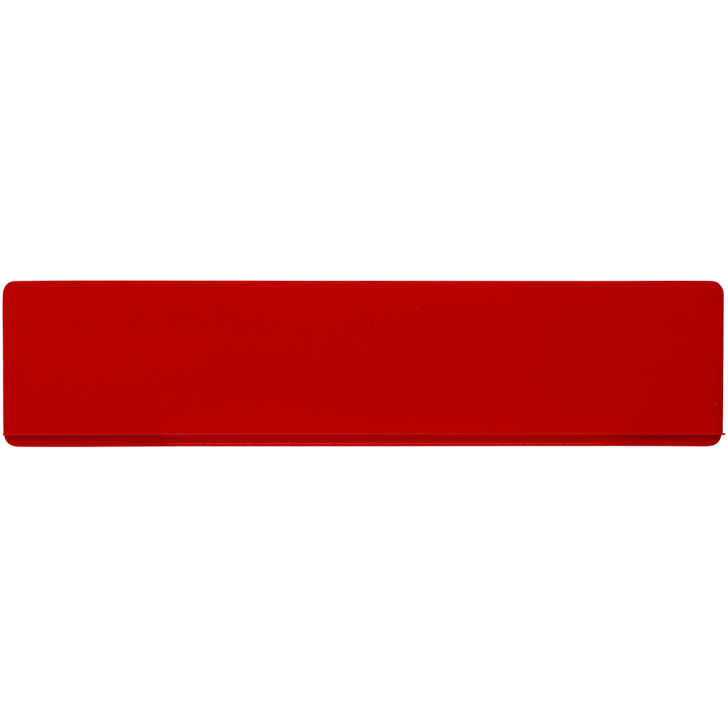 Линейка Refari из переработанного пластика длиной 15 см, цвет красный - 21046721- Фото №4