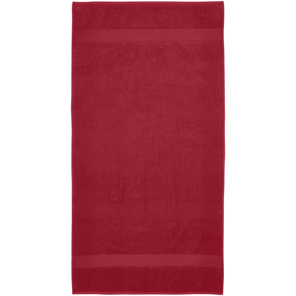 Хлопковое полотенце для ванной Amelia 70x140 см плотностью 450 г/м², цвет красный - 11700221- Фото №3