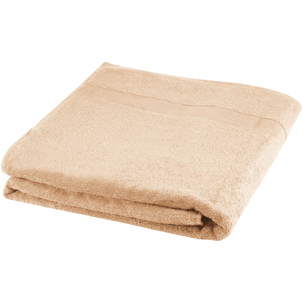 Хлопковое полотенце для ванной Evelyn 100x180 см плотностью 450 г/м², цвет бежевый - 11700302- Фото №1