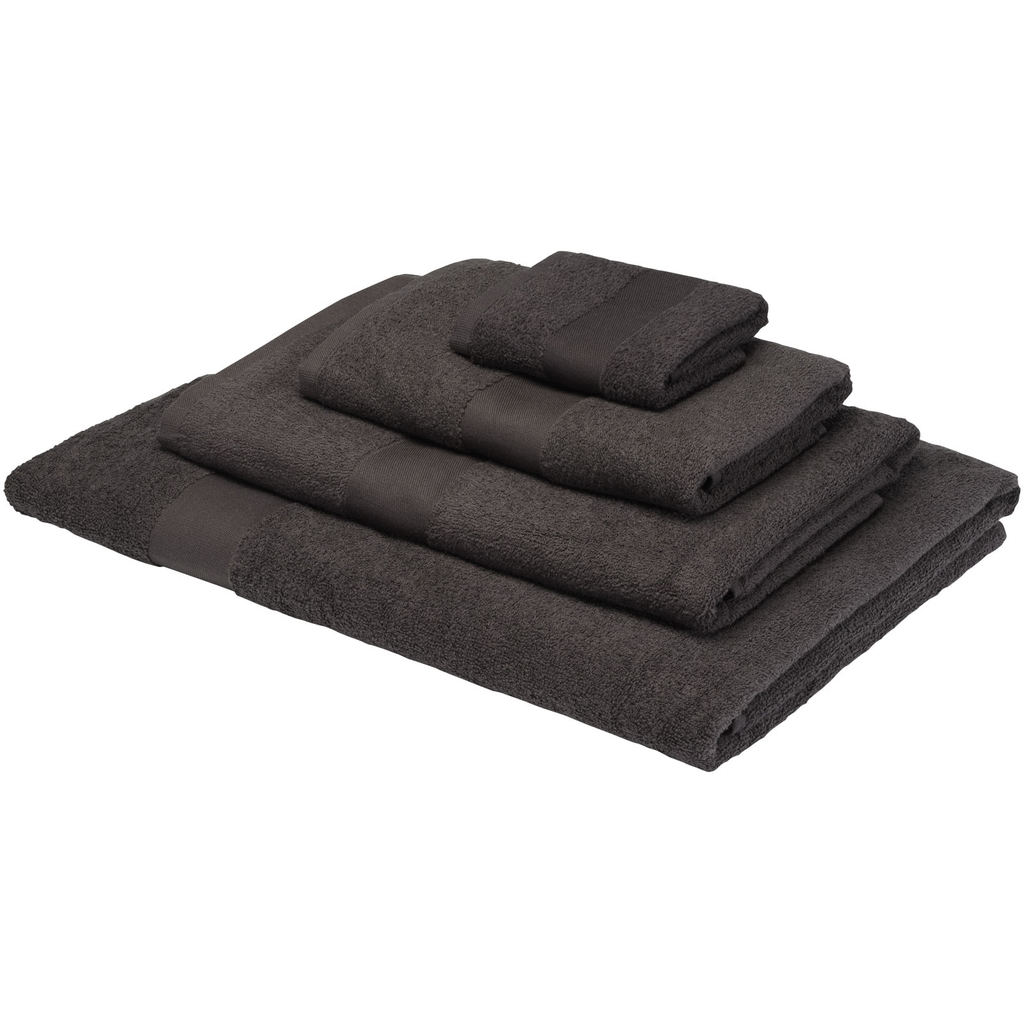 Хлопковое полотенце для ванной Evelyn 100x180 см плотностью 450 г/м², цвет бежевый - 11700302- Фото №4