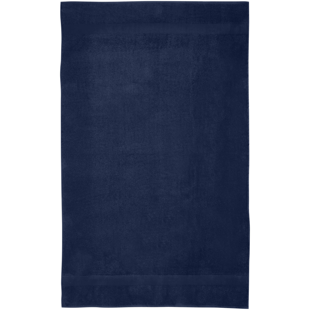 Хлопковое полотенце для ванной Evelyn 100x180 см плотностью 450 г/м², цвет темно-синий - 11700355- Фото №3