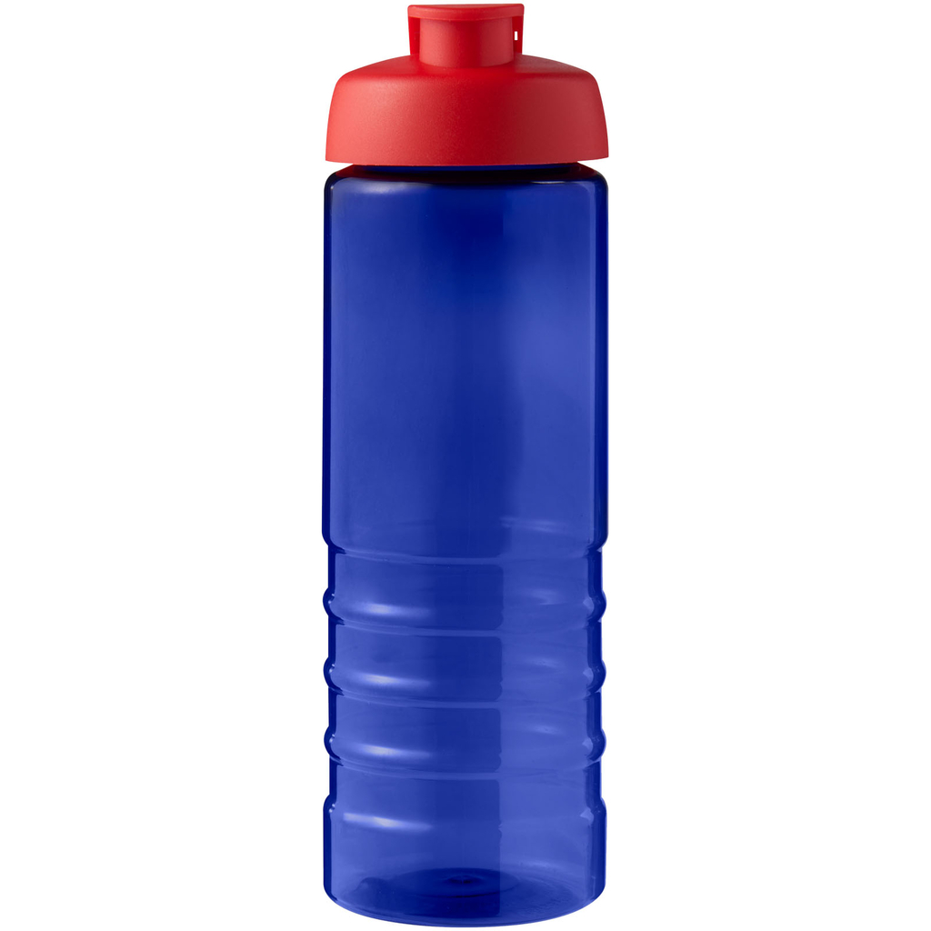 Спортивна пляшка H2O Active® Eco Treble об'ємом 750 мл із куполоподібною кришкою, колір синій, червоний - 21047908- Фото №3
