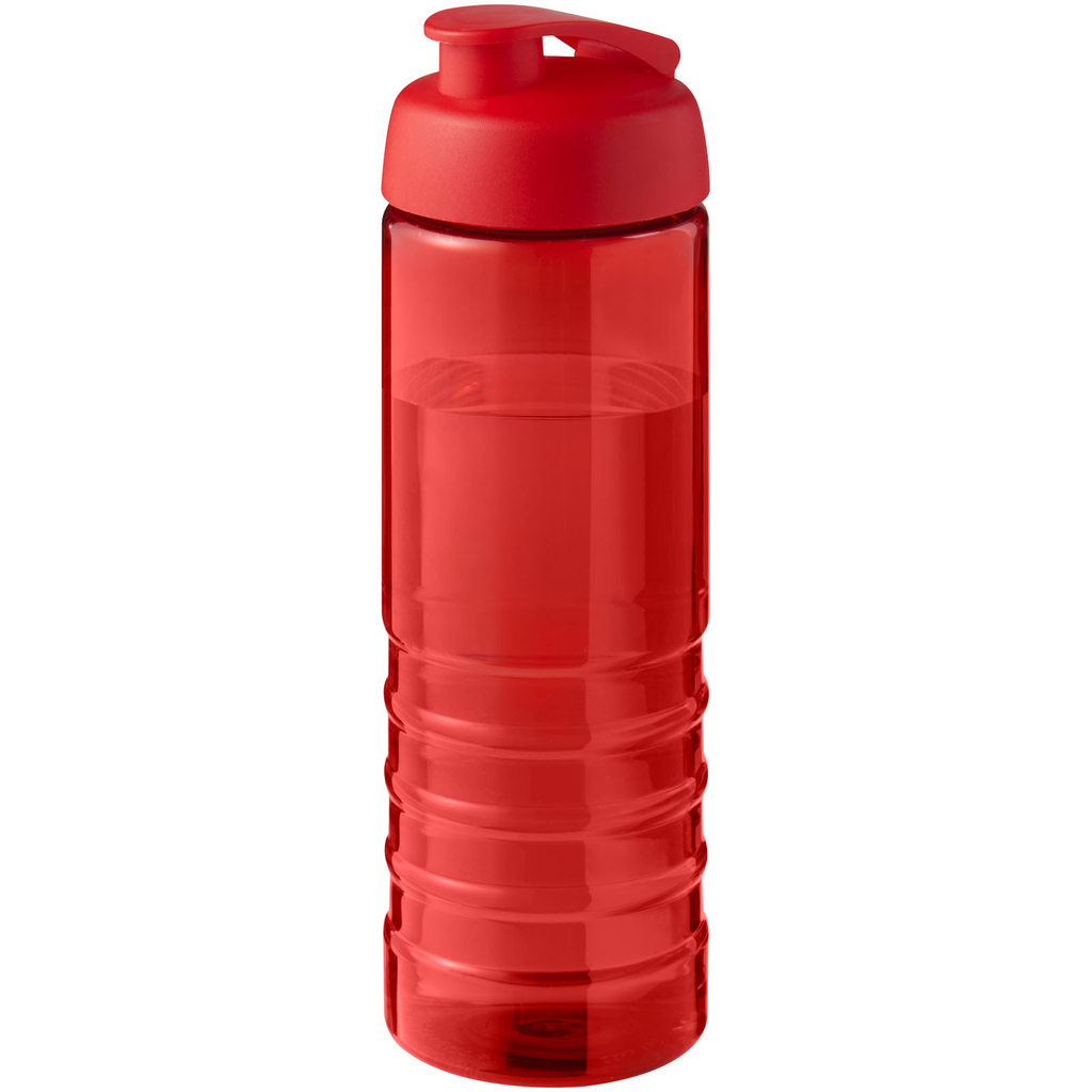 Спортивная бутылка H2O Active® Eco Treble объемом 750 мл с куполообразной крышкой, цвет красный, красный - 21047910- Фото №1