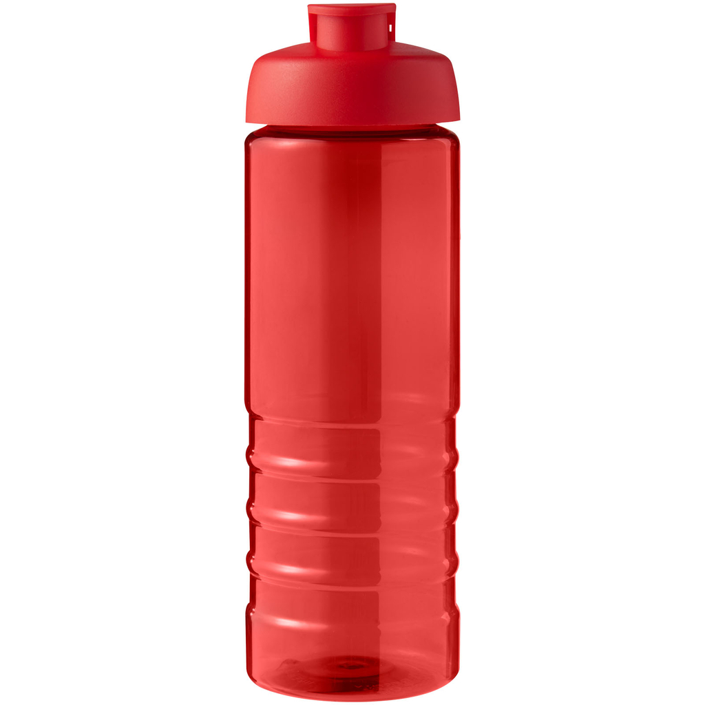 Спортивная бутылка H2O Active® Eco Treble объемом 750 мл с куполообразной крышкой, цвет красный, красный - 21047910- Фото №3