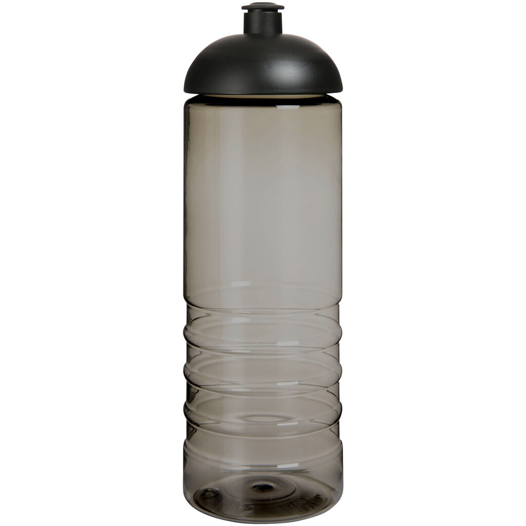 H2O Active® Eco Treble спортивна пляшка об'ємом 750 мл із куполоподібною кришкою темно-сірий, суцільний чорний - 21048000- Фото №3