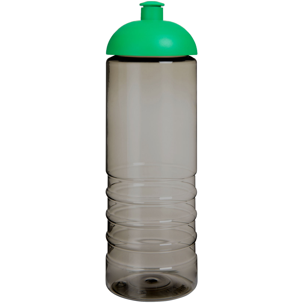 H2O Active® Eco Treble спортивная бутылка объемом 750 мл с куполообразной крышкой, цвет темно-серый, зеленый - 21048003- Фото №3