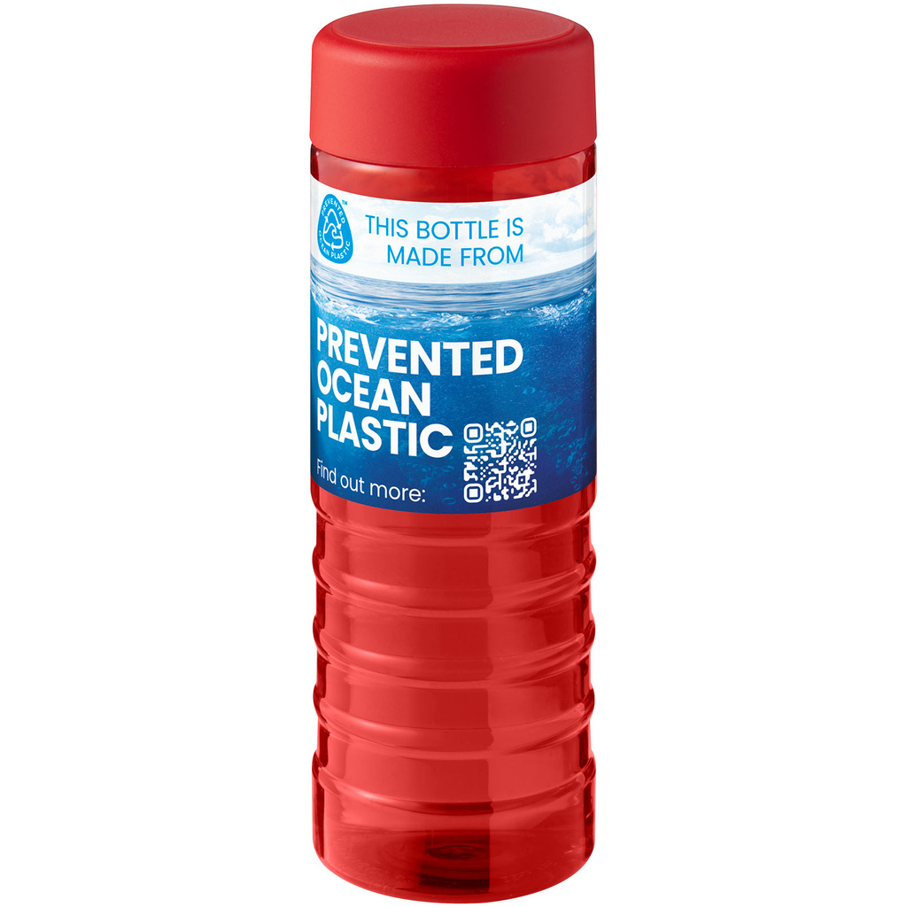 H2O Active® Eco Treble 750 мл бутылка для воды, цвет красный, красный - 21048106- Фото №2