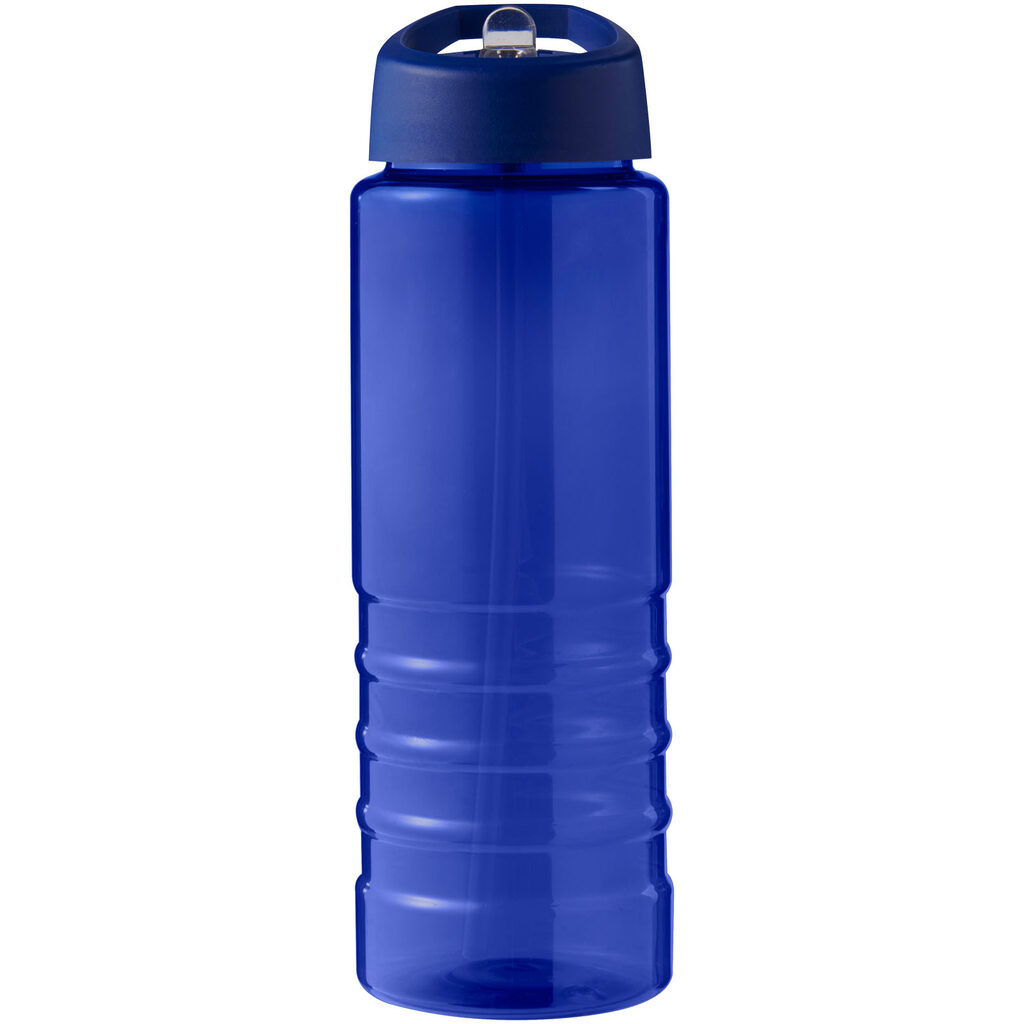 Спортивная бутылка H2O Active® Eco Treble объемом 750 мл с куполообразной крышкой cиний, cиний - 21048203- Фото №3