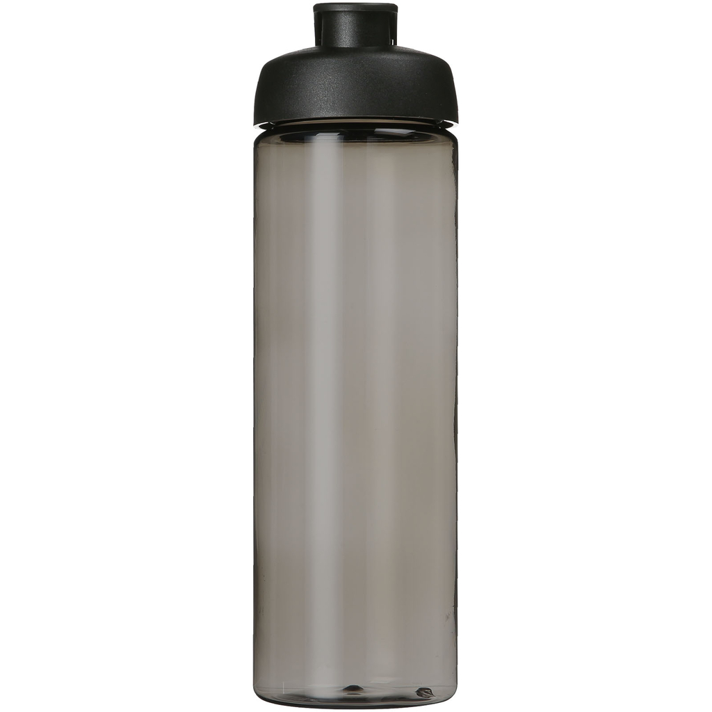 Спортивна пляшка H2O Active® Eco Vibe об'ємом 850 мл з кришкою, що відкидається, колір темно-сірий, суцільний чорний - 21048300- Фото №3