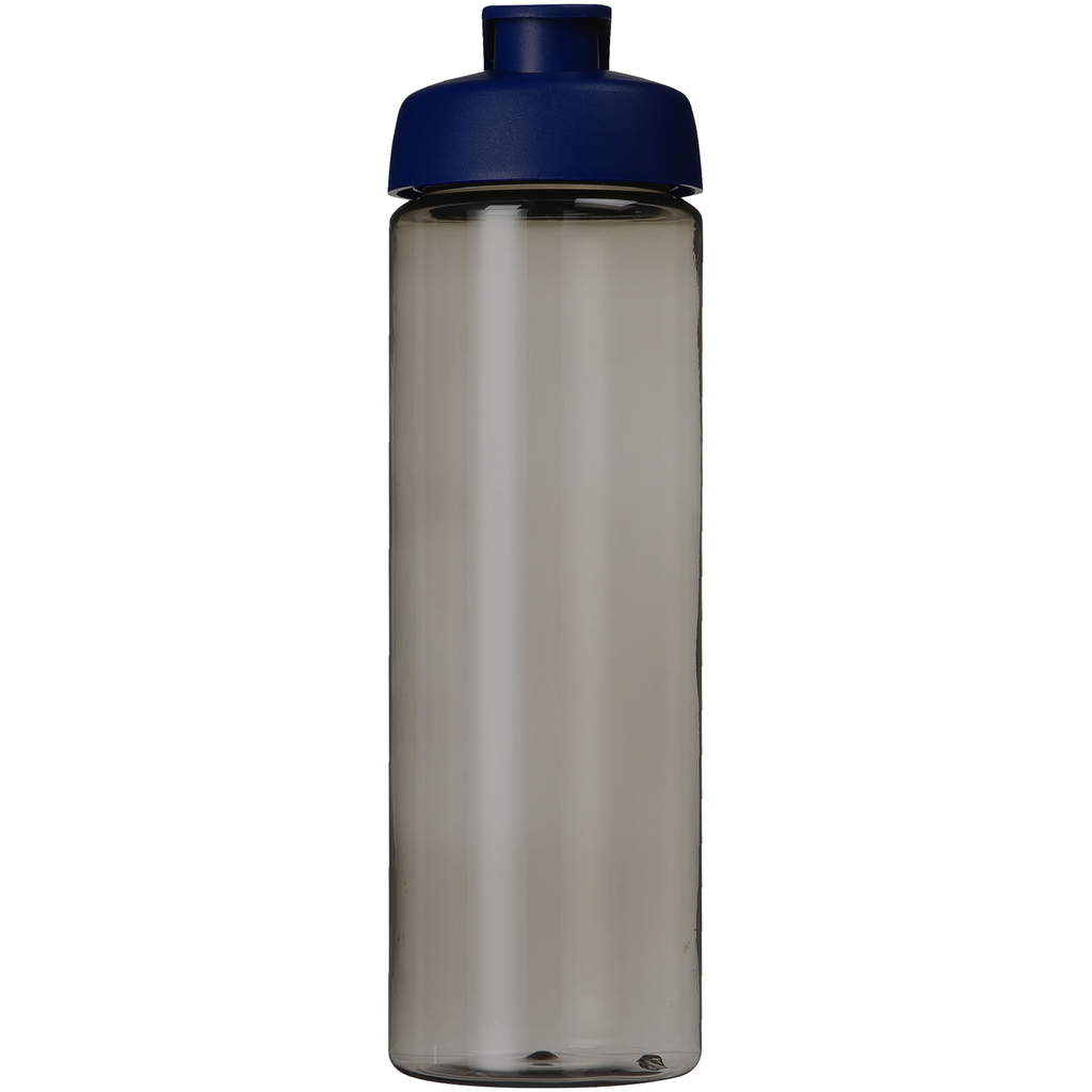 Спортивна пляшка H2O Active® Eco Vibe об'ємом 850 мл з кришкою, що відкидається, колір темно-сірий, синій - 21048304- Фото №3