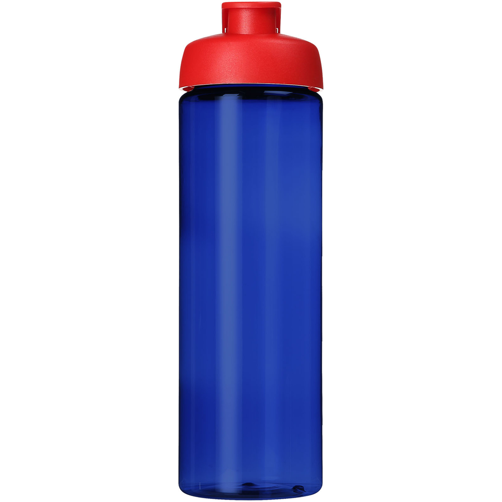 Спортивна пляшка H2O Active® Eco Vibe об'ємом 850 мл з кришкою, що відкидається, колір синій, червоний - 21048308- Фото №3