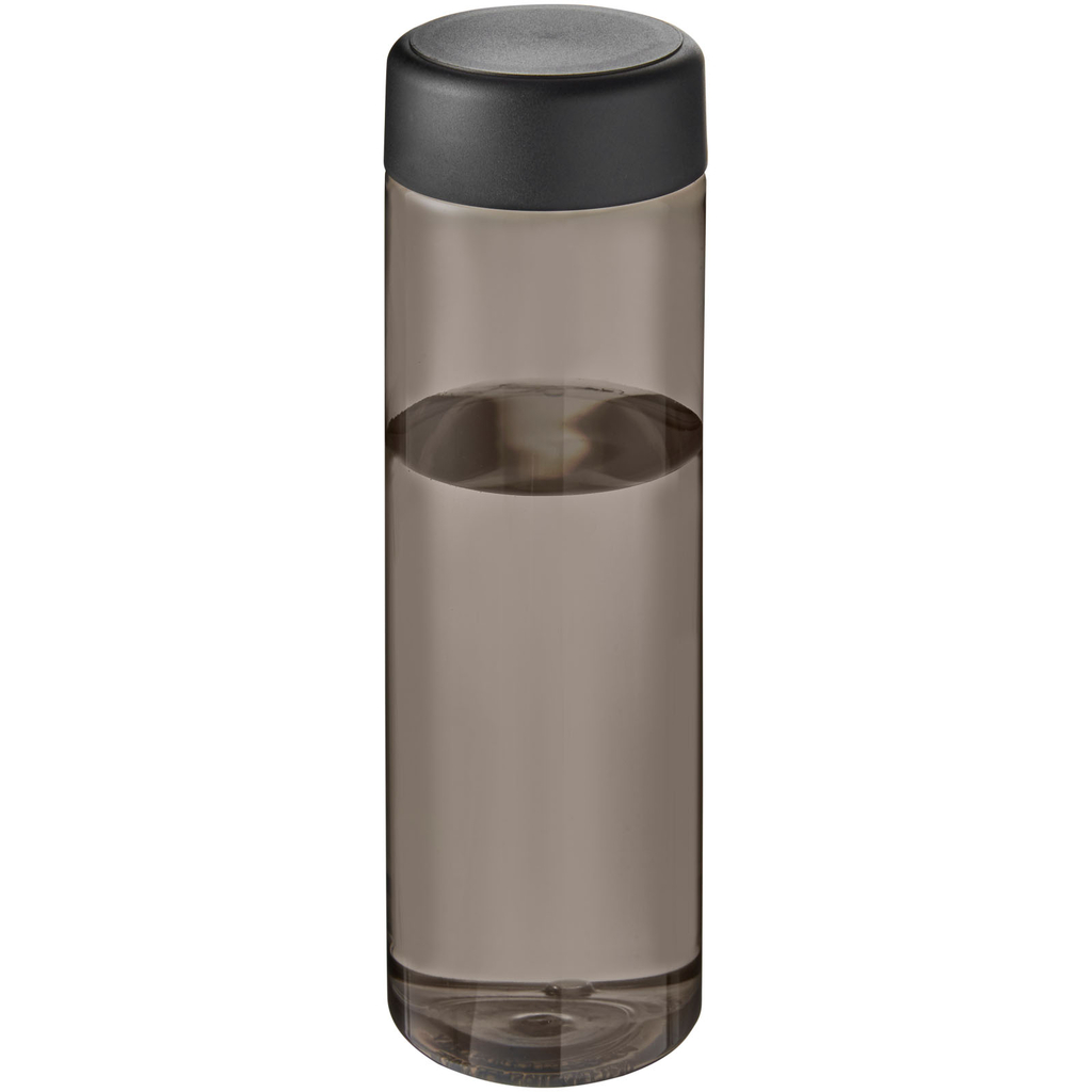 Пляшка для води H2O Active® Eco Vibe об'ємом 850 мл, колір темно-сірий, суцільний чорний - 21048500- Фото №1