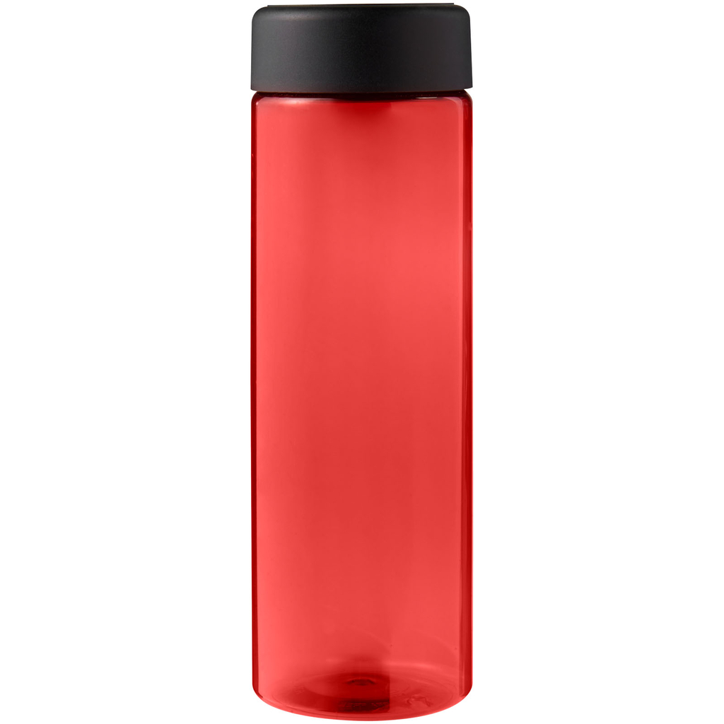 Пляшка для води H2O Active® Eco Vibe об'ємом 850 мл, колір червоний, суцільний чорний - 21048505- Фото №4