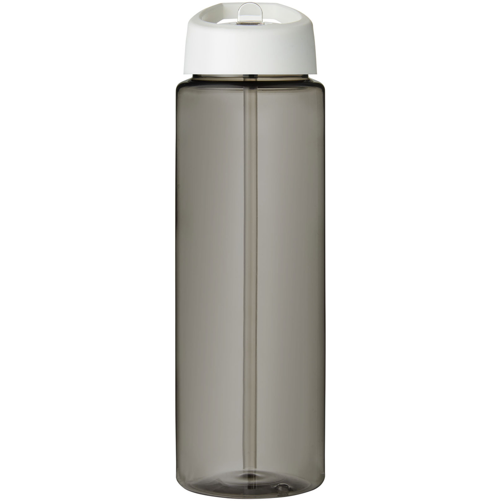 Спортивная бутылка H2O Active® Eco Vibe объемом 850 мл с крышкой-носиком, цвет темно-серый, белый - 21048601- Фото №3