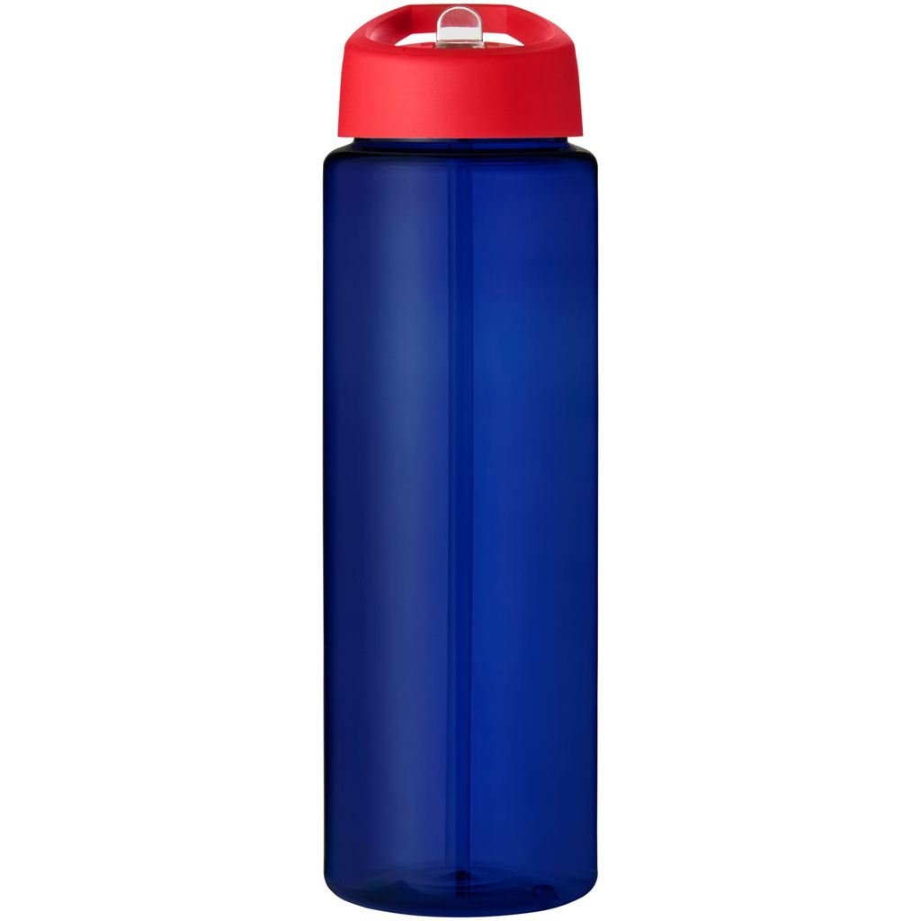 Спортивная бутылка H2O Active® Eco Vibe объемом 850 мл с крышкой-носиком, цвет cиний, красный - 21048607- Фото №3