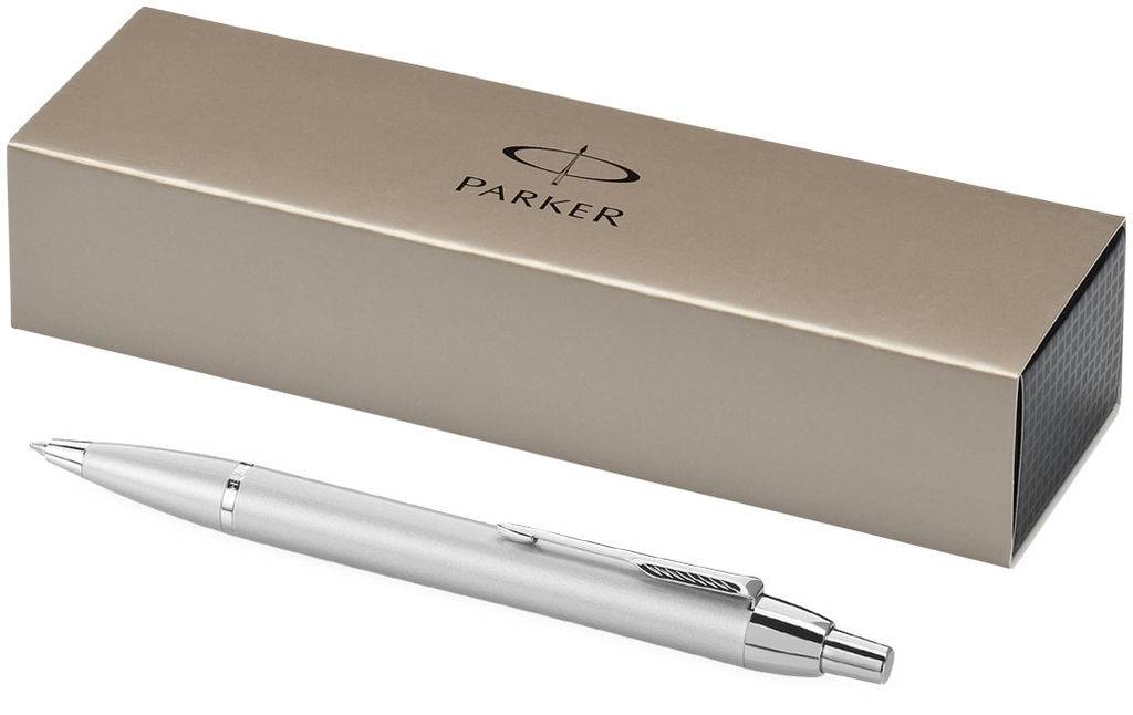 Шариковая ручка Parker IM, цвет серебряный