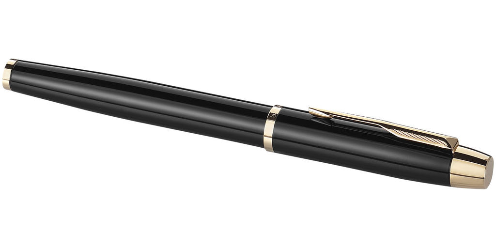 Чорнильна ручка Parker IM, колір суцільний чорний, золотий