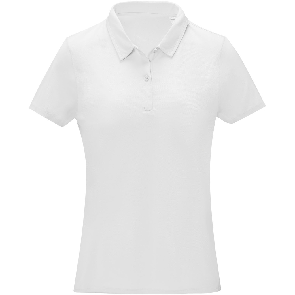 Жіноча cool fit футболка поло з короткими рукавами Deimos, колір білий  розмір 3XL - 39095016- Фото №3