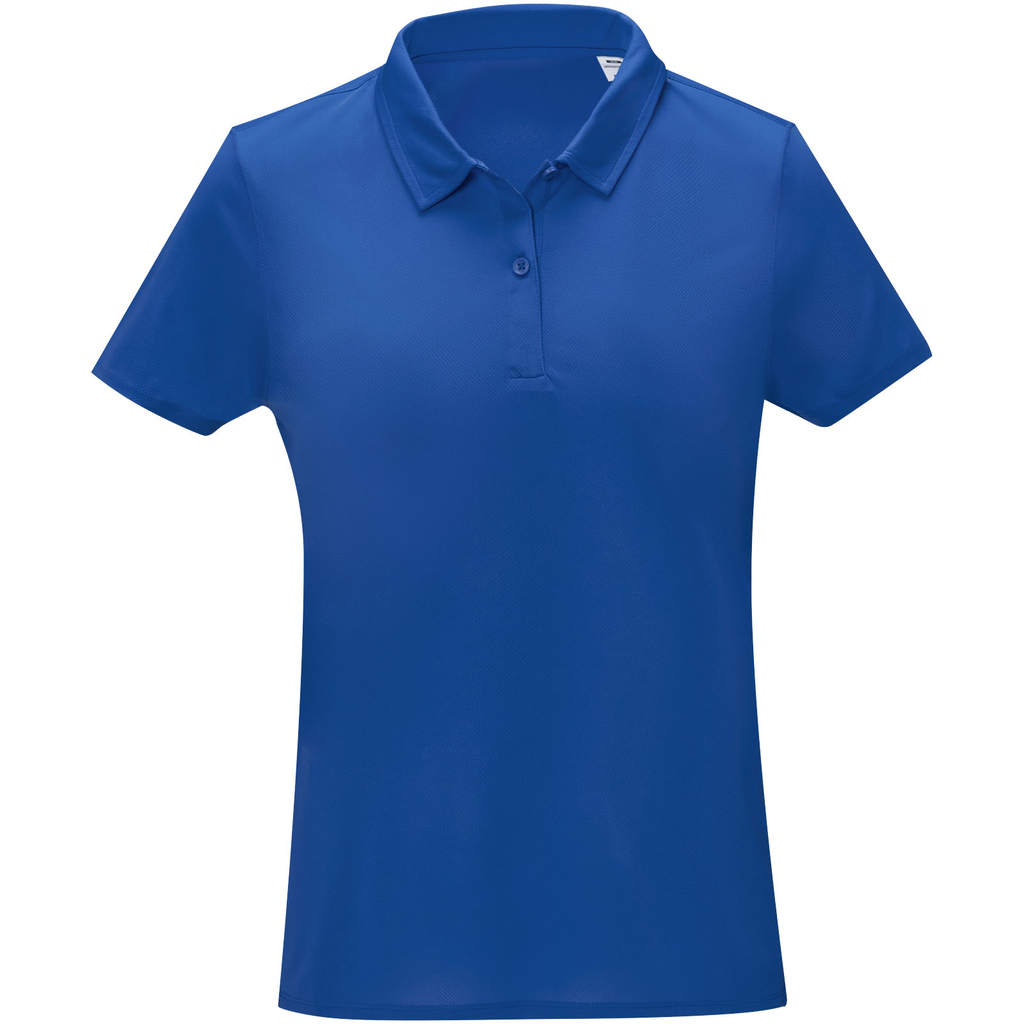 Жіноча cool fit футболка поло з короткими рукавами Deimos, колір синій  розмір 3XL - 39095526- Фото №3